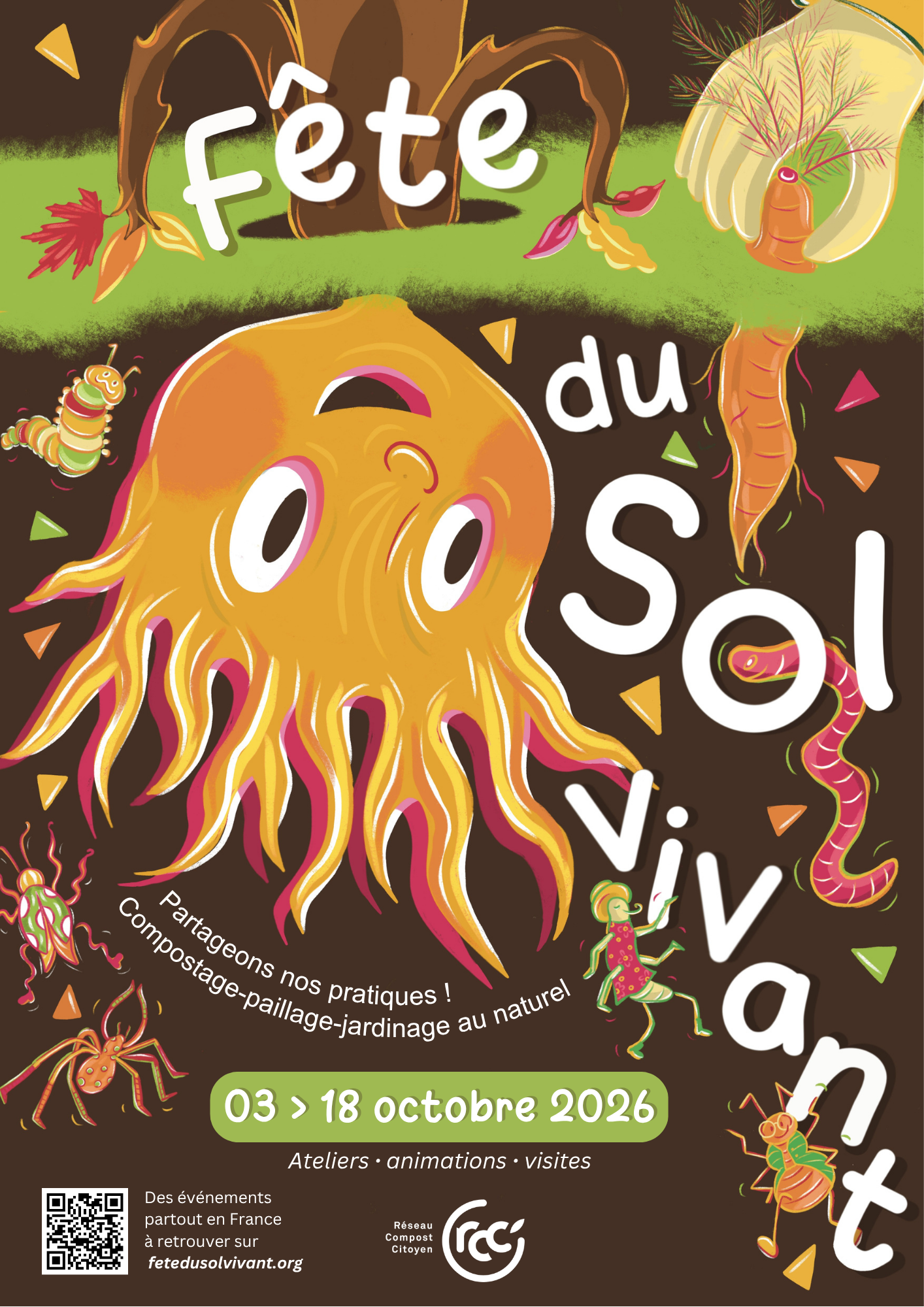 Affiche Fête du Sol Vivant 2026