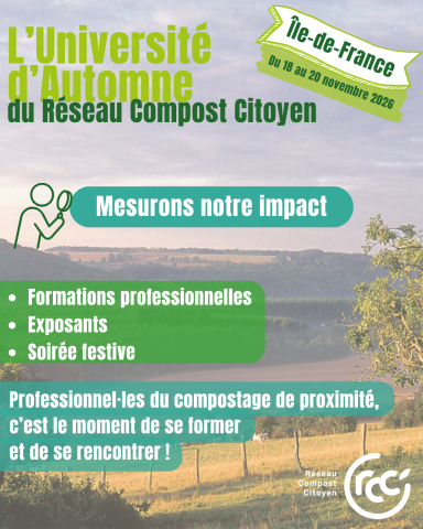 Affiche minimaliste Université d'Automne 2026