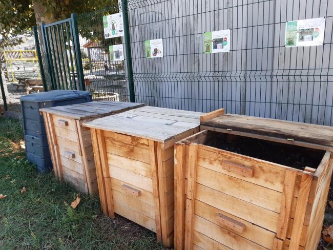 Site de compostage collège champagnat