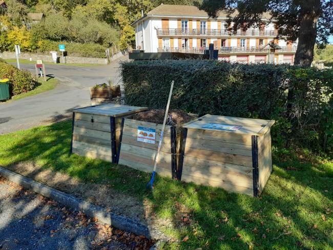Site de compostage pour le bourg de Saint Sauveur La Sagne