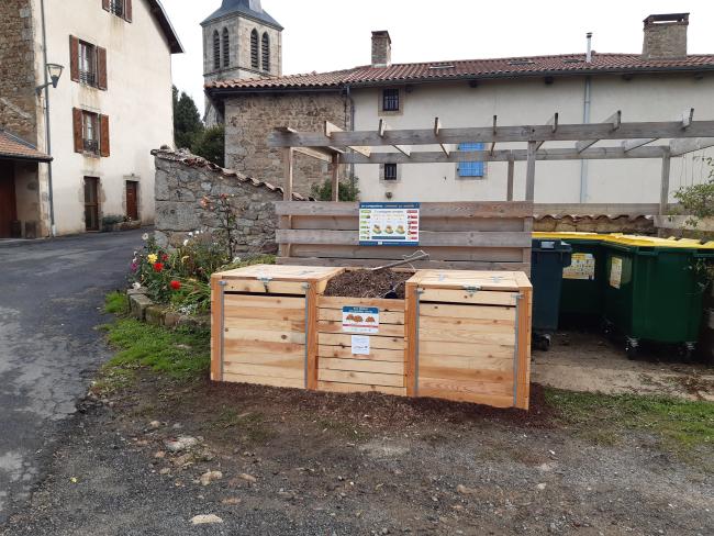 Site de compostage pour le bourg d'Aix La Fayette