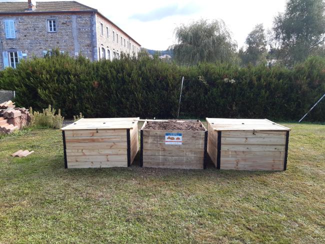 Site de compostage pour le bourg de l'EHPAD de Viverols