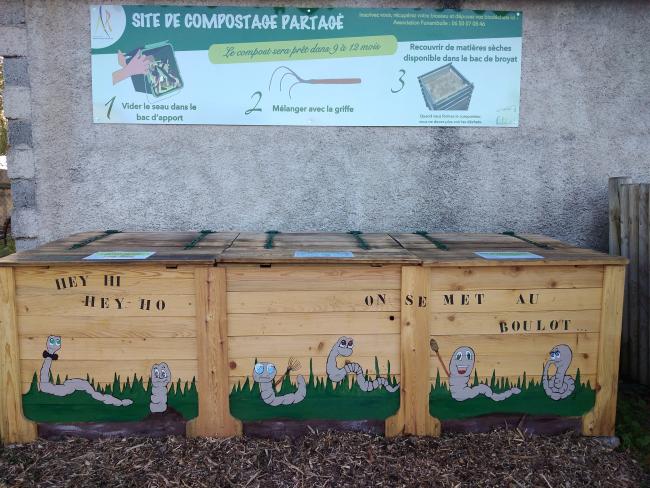 photos des composteurs partagés des villettes 43600
