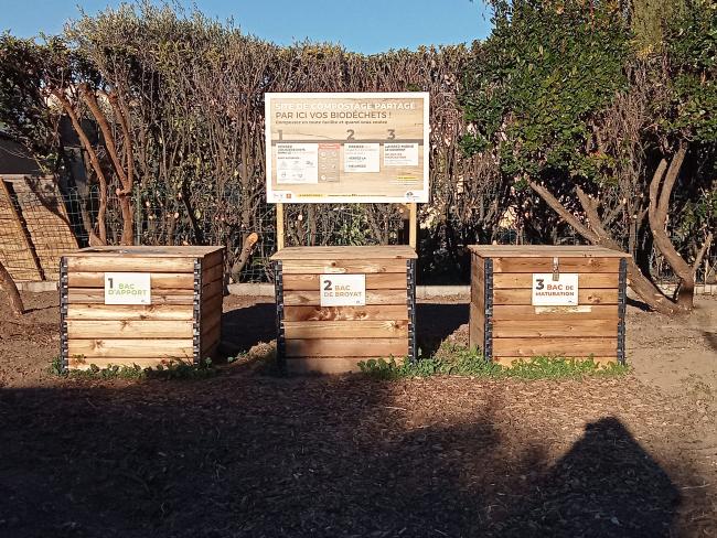 Site de compostage 1 MILHAUD 