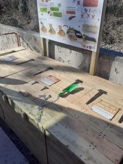 Visualisation de la plateforme de compostage