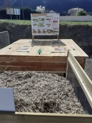 Visualisation de la plateforme de compostage