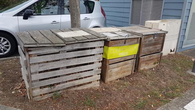Photo du site de compostage partagé de la Résidence du Soleil à Saint-Jean