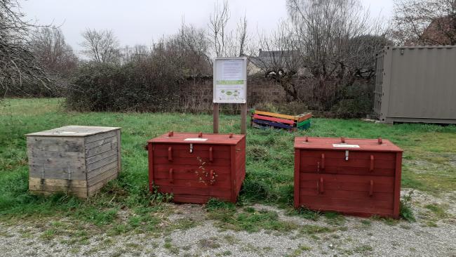 Composteurs en bois de réemploi