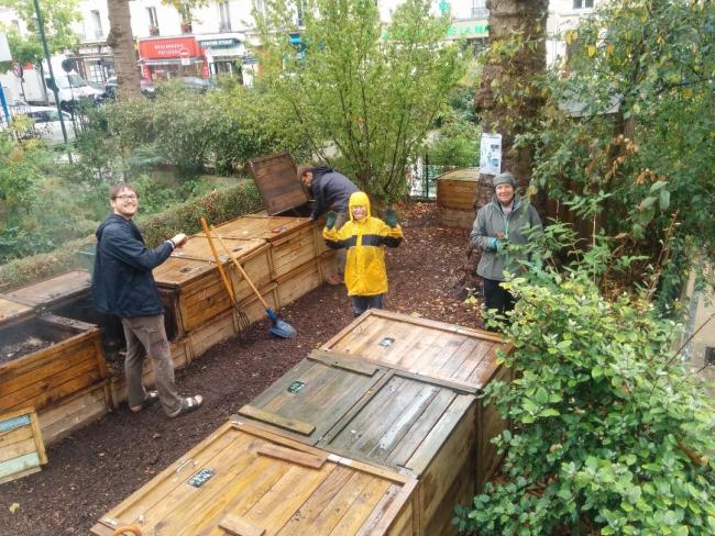 Permanence un jour de pluie au compost Mouton Duvernet