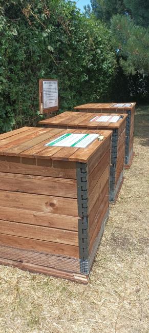 Site de compostage partagé du quartier de la Gare de La Roche s/Foron.
