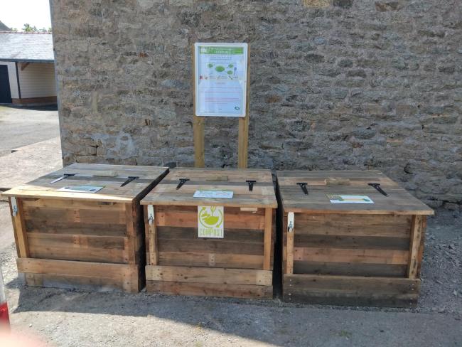 3 Composteurs en bois de réemploi