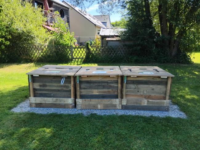 Composteurs en bois de réemploi