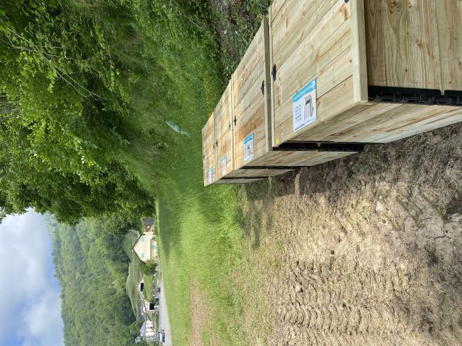 Site situé en dessous du village, le long de la route du Tourmalet