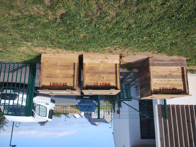 Composteurs en bois de réemploi