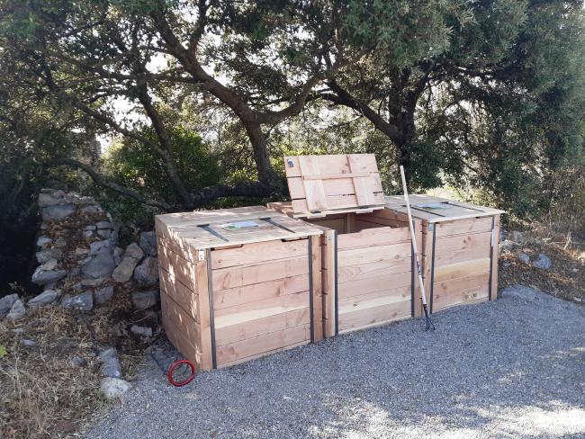 Le site de compostage