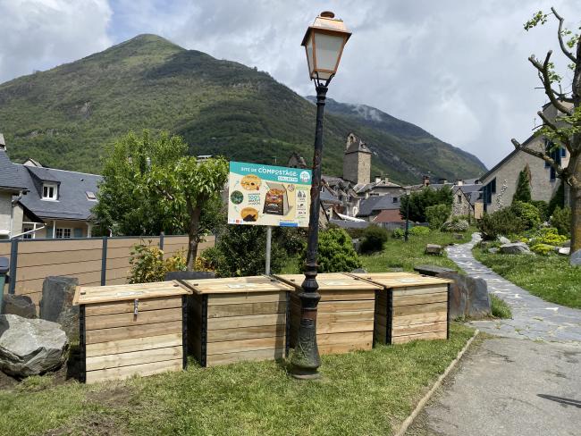 site localisé au niveau de l'entrée de la maison de la vallée - Luz-Saint-Sauveur