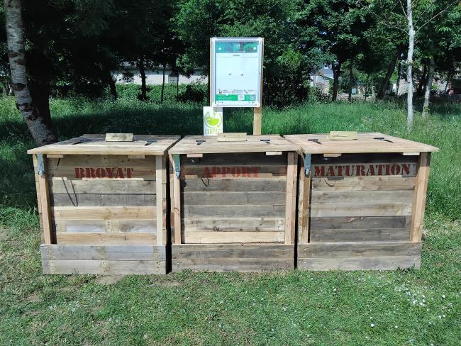 Composteurs en bois de réemploi