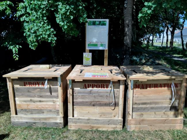 Composteurs en bois de réemploi