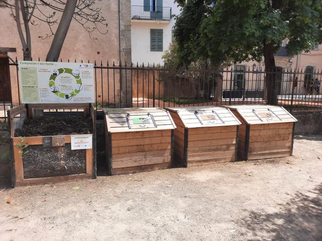 Photo des bacs + signalétique