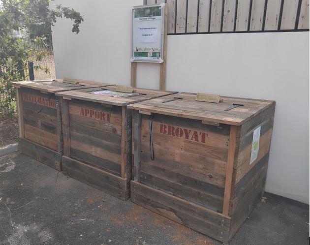 site de compostage ouvert aux habitants de la Garenne village