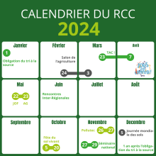 Calendrier du RCC 2024
