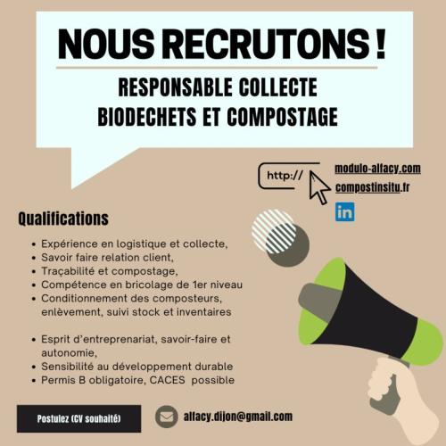 offre emploi compostage local