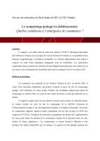 Quelles conditions à l'émergence de communs dans le compostage partagé en établissement