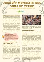 Article pour la journée mondiale des vers de terre !