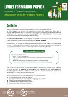 Livret formation : pourquoi et comment devenir Organisme de Formation PGprox