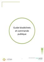 Guide biodéchets et commande publique
