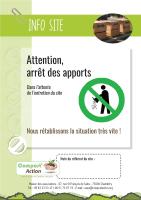 Arrêt des apports