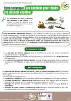 Les solutions pour réduire ses déchets végétaux